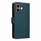 For iPhone 17 BETOPNICE BN-005 2 in 1 Detachable Imitate Genuine Leather Phone Case(Blue) - 3