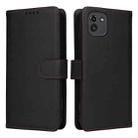 For Samsung Galaxy A03 164mm BETOPNICE BN-005 2 in 1 Detachable Imitate Genuine Leather Phone Case(Black) - 1