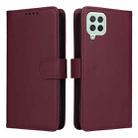 For Samsung Galaxy A22 4G BETOPNICE BN-005 2 in 1 Detachable Imitate Genuine Leather Phone Case(Wine Red) - 1
