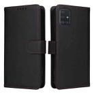 For Samsung Galaxy A51 4G BETOPNICE BN-005 2 in 1 Detachable Imitate Genuine Leather Phone Case(Black) - 1