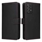 For Samsung Galaxy A52 4G / A52 5G BETOPNICE BN-005 2 in 1 Detachable Imitate Genuine Leather Phone Case(Black) - 1
