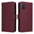 For Samsung Galaxy A71 4G BETOPNICE BN-005 2 in 1 Detachable Imitate Genuine Leather Phone Case(Wine Red) - 1