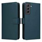 For Samsung Galaxy S21 BETOPNICE BN-005 2 in 1 Detachable Imitate Genuine Leather Phone Case(Blue) - 1