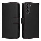 For Samsung Galaxy S21+ BETOPNICE BN-005 2 in 1 Detachable Imitate Genuine Leather Phone Case(Black) - 1