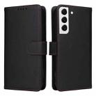 For Samsung Galaxy S22 BETOPNICE BN-005 2 in 1 Detachable Imitate Genuine Leather Phone Case(Black) - 1