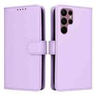 For Samsung Galaxy S22 Ultra BETOPNICE BN-005 2 in 1 Detachable Imitate Genuine Leather Phone Case(Light Purple) - 1