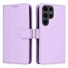 For Samsung Galaxy S23 Ultra BETOPNICE BN-005 2 in 1 Detachable Imitate Genuine Leather Phone Case(Light Purple) - 1
