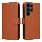 For Samsung Galaxy S23 Ultra BETOPNICE BN-005 2 in 1 Detachable Imitate Genuine Leather Phone Case(Brown) - 1