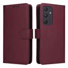 For Samsung Galaxy A55 BETOPNICE BN-005 2 in 1 Detachable Imitate Genuine Leather Phone Case(Wine Red) - 1