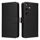 For Samsung Galaxy S24 5G BETOPNICE BN-005 2 in 1 Detachable Imitate Genuine Leather Phone Case(Black) - 1