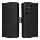 For Samsung Galaxy S24 Ultra 5G BETOPNICE BN-005 2 in 1 Detachable Imitate Genuine Leather Phone Case(Black) - 1