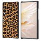 For Honor V Purse ABEEL Black Edge Leopard PU Phone Case(Leopard) - 1