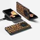 For Honor Magic V3 Black Edge Leopard PU Phone Case(Leopard) - 2