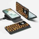 For Honor Magic Vs3 Black Edge Leopard PU Phone Case(Leopard) - 2