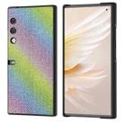 For Honor V Purse ABEEL Diamond Series Black Edge PU Phone Case(Rainbow) - 1