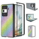 For Honor Magic Vs3 ABEEL Diamond Series Black Edge PU Phone Case(Rainbow) - 1