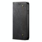 For Xiaomi Redmi Note 13R Pro Denim Texture Casual Style Horizontal Flip Leather Case(Black) - 3