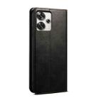 For Xiaomi Redmi 13 4G Global Oil Wax Crazy Horse Texture Leather Phone Case(Black) - 3