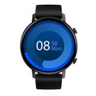 DT96 1.3 inch Round Color Screen Smart Watch, IP68 Waterproof, Support Heart Rate Blood Pressure Monitoring / Sedentary Reminder / Sleep Monitoring, Strap material:Silicone(Black) - 1