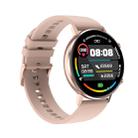 DT96 1.3 inch Round Color Screen Smart Watch, IP68 Waterproof, Support Heart Rate Blood Pressure Monitoring / Sedentary Reminder / Sleep Monitoring, Strap material:Silicone(Rose Gold) - 1