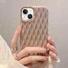 For iPhone 14 Plus Water Ripple Texture TPU Phone Case(Pink) - 1