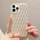 For iPhone 13 Pro Max Water Ripple Texture TPU Phone Case(White) - 1