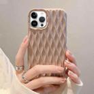 For iPhone 13 Pro Max Water Ripple Texture TPU Phone Case(Pink) - 1