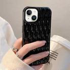 For iPhone 13 Water Ripple Texture TPU Phone Case(Black) - 1