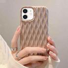 For iPhone 12 Water Ripple Texture TPU Phone Case(Pink) - 1