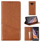 For Samsung Galaxy Note9 MUXMA MX109 Horizontal Flip Leather Case with Holder & Card Slot & Wallet(Brown) - 1