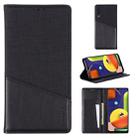For Samsung Galaxy A50s MUXMA MX109 Horizontal Flip Leather Case with Holder & Card Slot & Wallet(Black) - 1