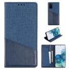 For Samsung Galaxy S20 Plus MUXMA MX109 Horizontal Flip Leather Case with Holder & Card Slot & Wallet(Blue) - 1