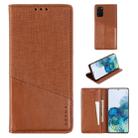 For Samsung Galaxy S20 Plus MUXMA MX109 Horizontal Flip Leather Case with Holder & Card Slot & Wallet(Brown) - 1