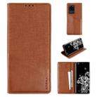 For Samsung Galaxy S20 Ultra MUXMA MX109 Horizontal Flip Leather Case with Holder & Card Slot & Wallet(Brown) - 1