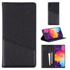 For Samsung Galaxy A50 MUXMA MX109 Horizontal Flip Leather Case with Holder & Card Slot & Wallet(Black) - 1