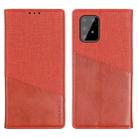 For Samsung Galaxy A91 MUXMA MX109 Horizontal Flip Leather Case with Holder & Card Slot & Wallet(Red) - 2