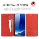 For Samsung Galaxy A91 MUXMA MX109 Horizontal Flip Leather Case with Holder & Card Slot & Wallet(Red) - 3
