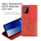 For Samsung Galaxy A91 MUXMA MX109 Horizontal Flip Leather Case with Holder & Card Slot & Wallet(Red) - 5
