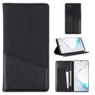 For Samsung Galaxy Note 10 MUXMA MX109 Horizontal Flip Leather Case with Holder & Card Slot & Wallet(Black) - 1