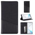 For Samsung Galaxy Note 10 Pro MUXMA MX109 Horizontal Flip Leather Case with Holder & Card Slot & Wallet(Black) - 1