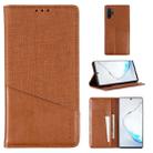 For Samsung Galaxy Note 10 Pro MUXMA MX109 Horizontal Flip Leather Case with Holder & Card Slot & Wallet(Brown) - 1