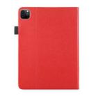 For iPad Pro 13 2024 Litchi Texture Leather Sucker Tablet Case(Red) - 3