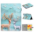 Colored Drawing Pattern Horizontal Flip PU Leather Case with Holder & Card Slot & Sleep / Wake-up Function For iPad Pro 10.2 2021 / 2020 / 2019 / 10.5 (2019)(Sika Deer) - 1