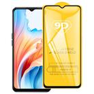 For OPPO A2x 9D Full Glue Screen Tempered Glass Film - 1