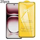 For OPPO Reno12 25pcs 9D Full Glue Screen Tempered Glass Film - 1