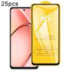 For OPPO A80 5G / A3 5G India / 4G / A3x 4G 25pcs 9D Full Glue Screen Tempered Glass Film - 1