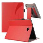 For Samsung Galaxy Tab A 10.1 2016 T580 Litchi Texture Leather Sucker Tablet Case(Red) - 1