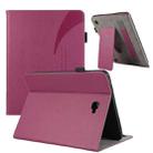 For Samsung Galaxy Tab A 10.1 2016 T580 Litchi Texture Leather Sucker Tablet Case(Purple) - 1