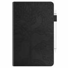 For Xiaomi Redmi Pad SE 8.7 4G Tree Life Series Embossed Leather Tablet Case(Black) - 2