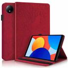 For Xiaomi Redmi Pad SE 8.7 4G Tree Life Series Embossed Leather Tablet Case(Red) - 1